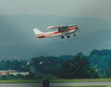 plane taking off